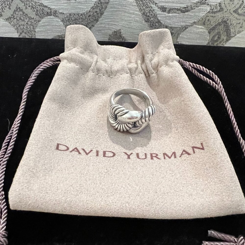 DAVID YURMAN - Sterling Silver Twisted Braided Ring
